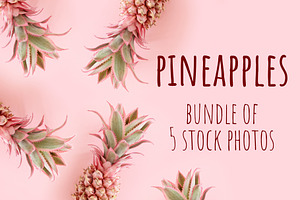 Pineapples - photo bundle