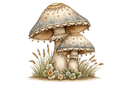 Fairy Mushroom Clipart PNG, a Food Illustration by Memories By Lea (Thumbnail 6 of 19)