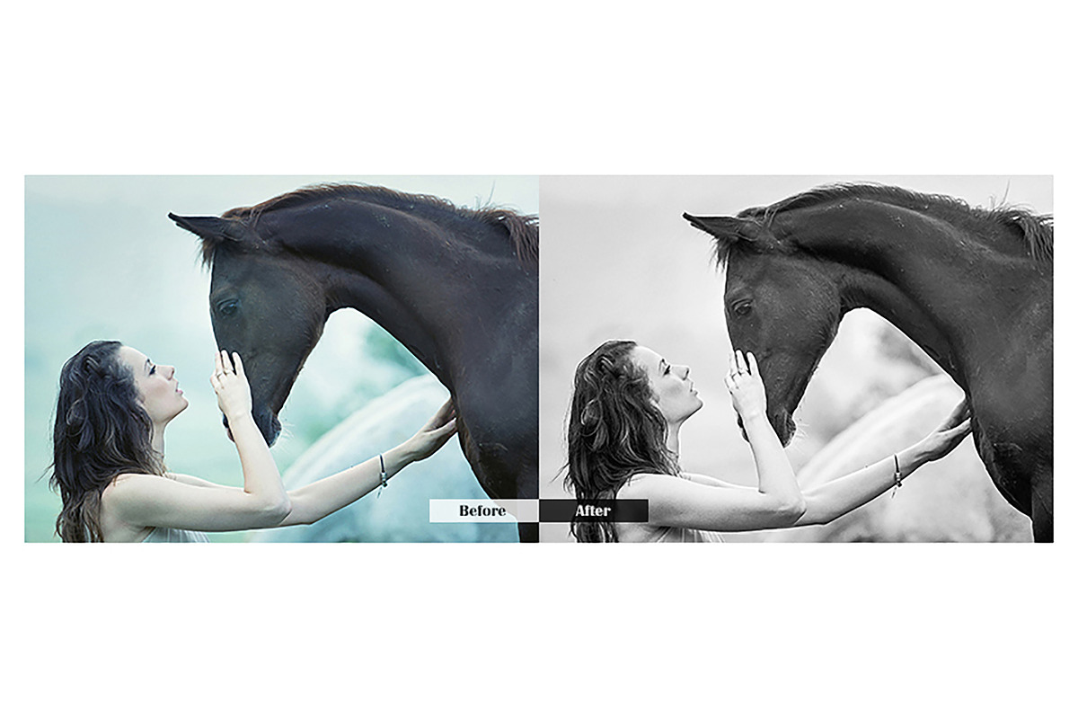 Monochrome Lightroom Mobile Presets preview 3