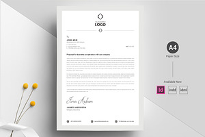 Minimal Letterhead