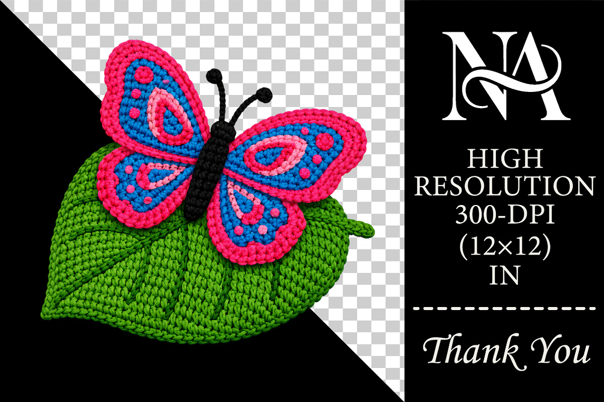 Hello Spring Faux Crochet PNG Bundle, an Illustration by RobertsArt (Photo 2 of 6)