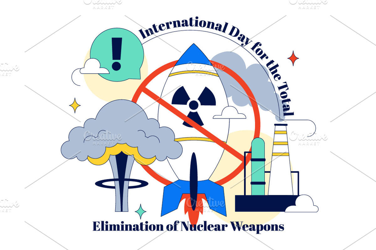 10 Elimination of Nuclear Weapon, an Object Illustration by denayunebgt (Photo 4 of 4)