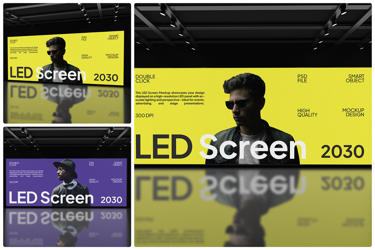 LED Screen Mockup, an Advertising Mockup by Unerispace (Photo 1 of 5)