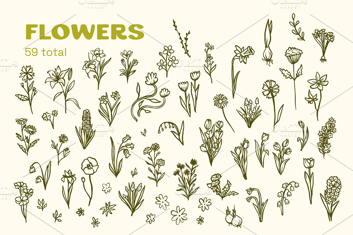 Spring & Gardening Illustrations, a Seasonal Illustration by sophinka design (Photo 2 of 15)