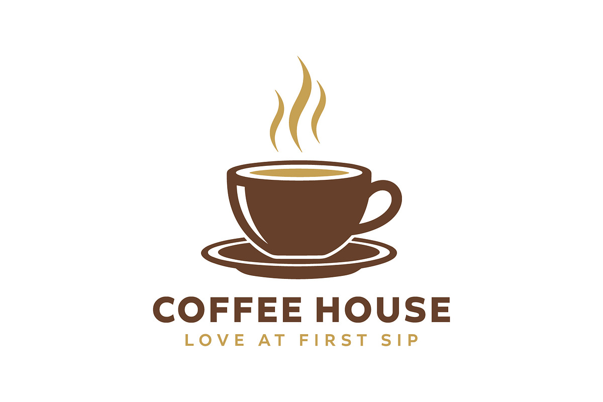 Coffee House Logo | Coffee Shop logo, a Branding & Logo Template by Master Design (Photo 2 of 3)