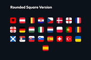 Euro 2024 - Football Icon Flags, a Solid Icon by bvcreates (Thumbnail 4 of 7)