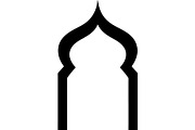 Minimal Islamic Arch Silhouette, an Object Graphic by Creativeshirt (Thumbnail 6 of 17)