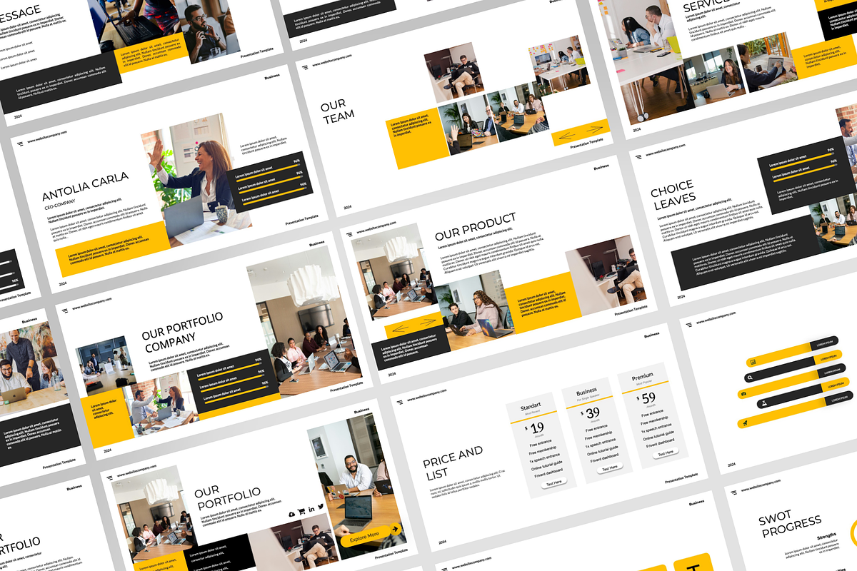 Business Presentation Template, a Presentation Template by Spesifikstd (Photo 10 of 11)
