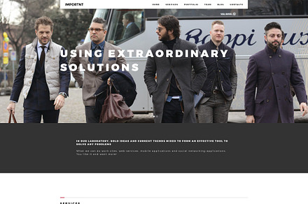 Creative One(Multi)page PSD template