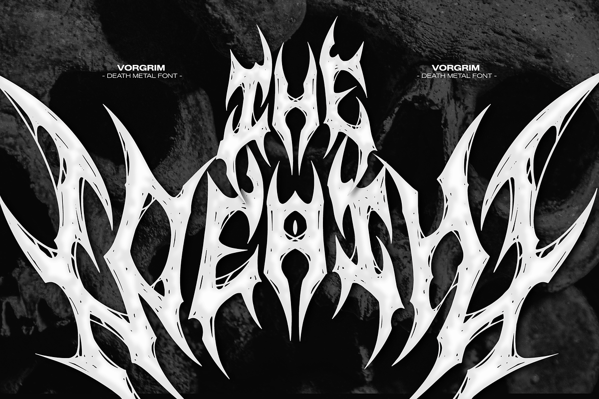 Kreanox | Black Metal Font, a Blackletter Font by Denustudios (Photo 4 of 12)