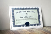 Certificate Word | PSD | AI, a Stationery Template by Curve Design (Thumbnail 6 of 6)