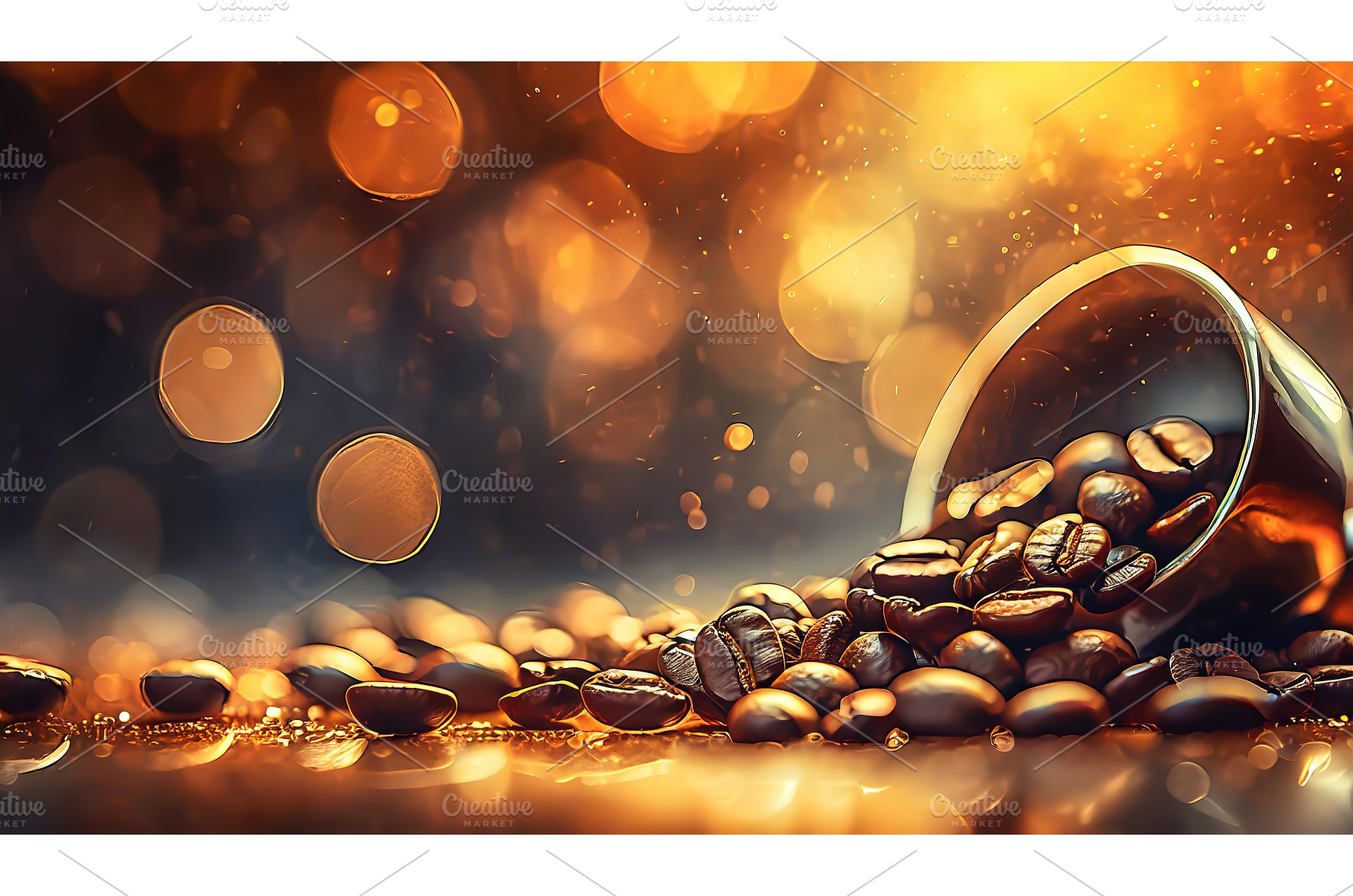 A luxurious coffee scene featuring, a Food & Drink Photo by Igor Tichonow