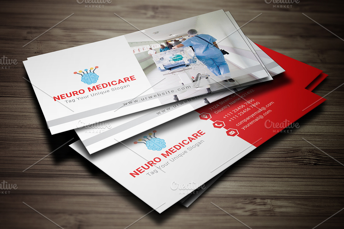 Doctor Business Card, a Business Card Template by graphicsunday (Photo 2 of 4)