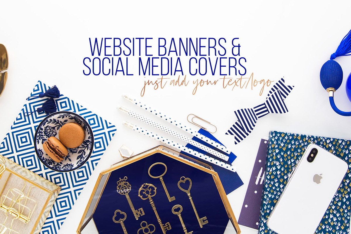 Blue & Navy Styled Office Bundle, a Business Photo by OhTilly (Photo 3 of 6)