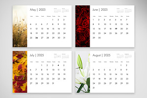 2025 Clean And Minimalist Calendar