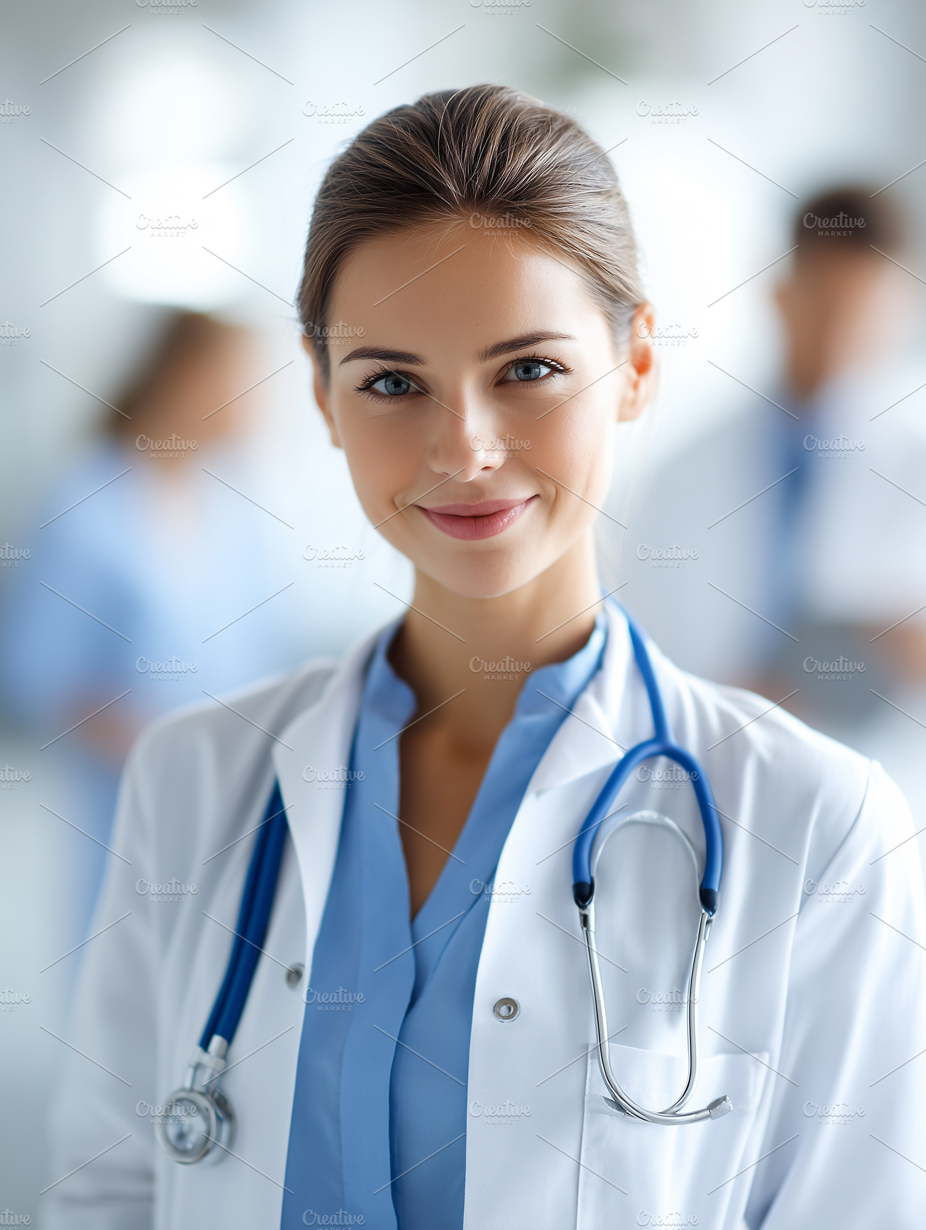 Portrait of confident female doctor, a Health & Medical Photo by MistyDay