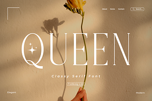 Queen - Classy Serif Font