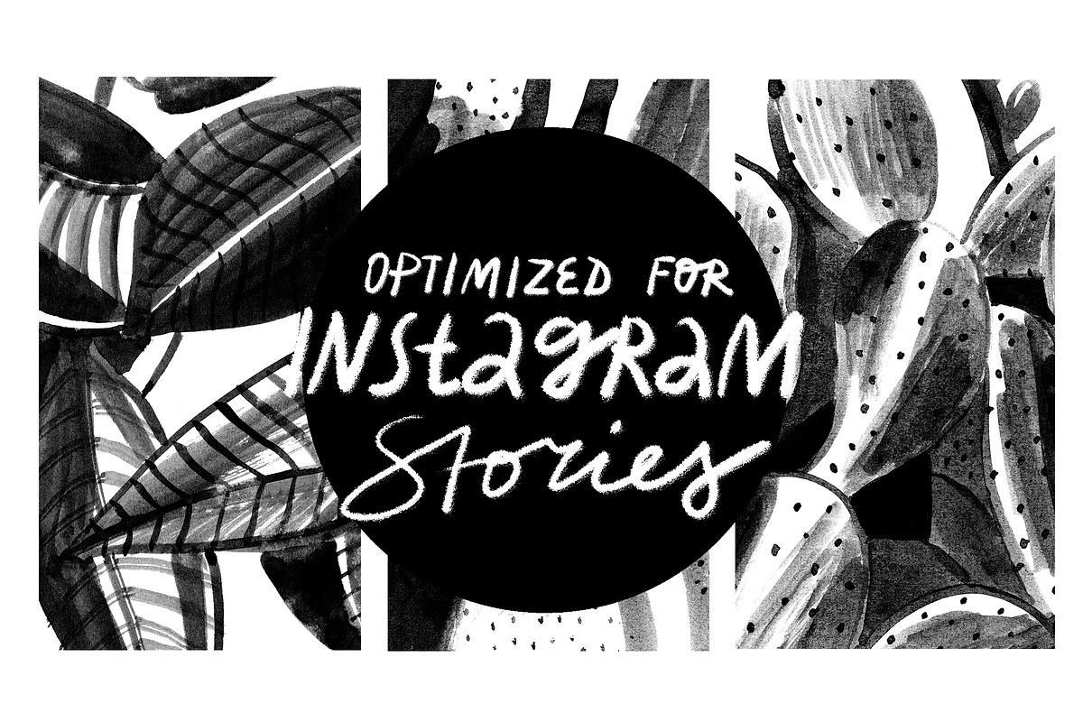 Hand Drawn Black&White Backgrounds, a Texture Illustration by Anny (Photo 9 of 12)