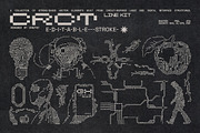 Circuit Line Kit, a Graphic by Vanzyst (Thumbnail 7 of 7)