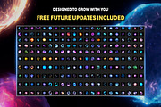 200+ Magic Sphere Overlay Effects, an Object Graphic by Mikel Blazgad (Thumbnail 8 of 11)