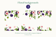 Fig tree fruit and leaves clipart, a Food Illustration by Harmony Draws (Thumbnail 5 of 6)