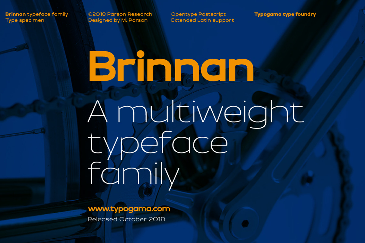 Brinnan, a Sans Serif Font by Typogama (Photo 1 of 11)