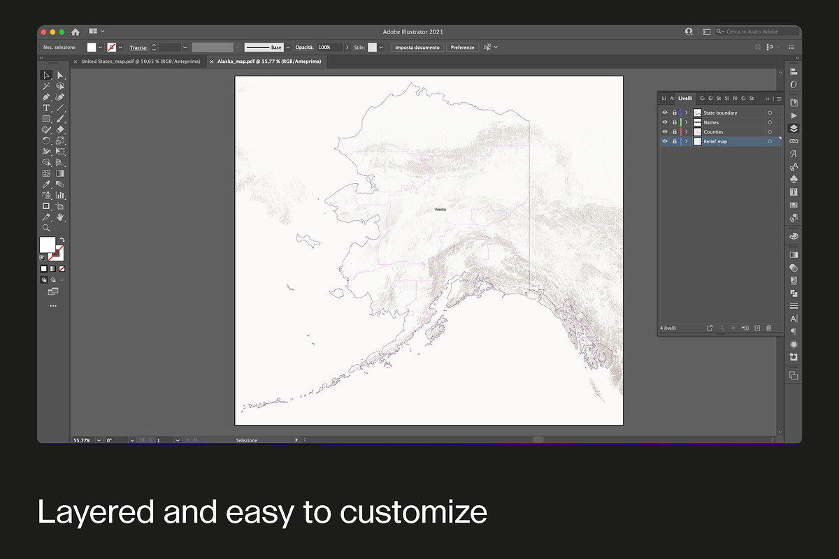United States Relief Map, a Graphic by Fucina™ (Photo 5 of 5)