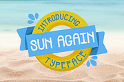 Sun Again, a Sans Serif Font by Fontdation (Thumbnail 1 of 4)