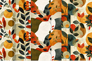 10 Organic Geometry Seamless Pattern, a Pattern Graphic by Inknfolly (Thumbnail 3 of 7)