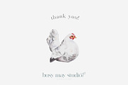 Farm Animals & Flowers Watercolour, an Animal Illustration by Busy May Studio (Thumbnail 11 of 11)