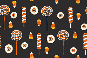 Vector Halloween Seamless pattern