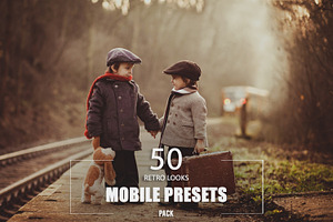 50 Retro Looks Mobile Presets Pack