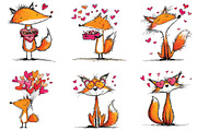 Whimsical Quirky Valentine Fox Clipa, a Graphic by CraftArtStudio (Thumbnail 2 of 6)