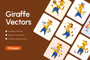 70 Giraffe Vectors Icons, an Emoji Icon by Brickclay (Thumbnail 1 of 11)