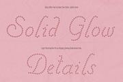 Shiny Affair Romantic Dots Font, a Script Font by AnMark (Thumbnail 6 of 11)