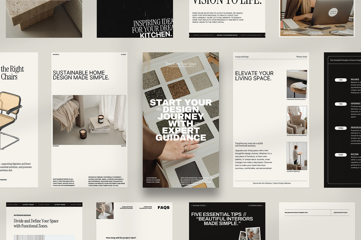 Interior Design Instagram Kit, a Social Media Template by Wildnun Studio (Photo 12 of 12)