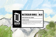 Watercolor Brush Bundle, a Brush Add-On by Quiver Supply Co. (Thumbnail 1 of 9)