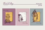 House in a Provençal village, an Object Graphic by Collection by VY (Thumbnail 4 of 13)
