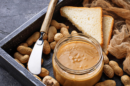 Homemade peanut butter and nuts stock photo containing peanut and butter, a Food & Drink Photo by Yulia Furman