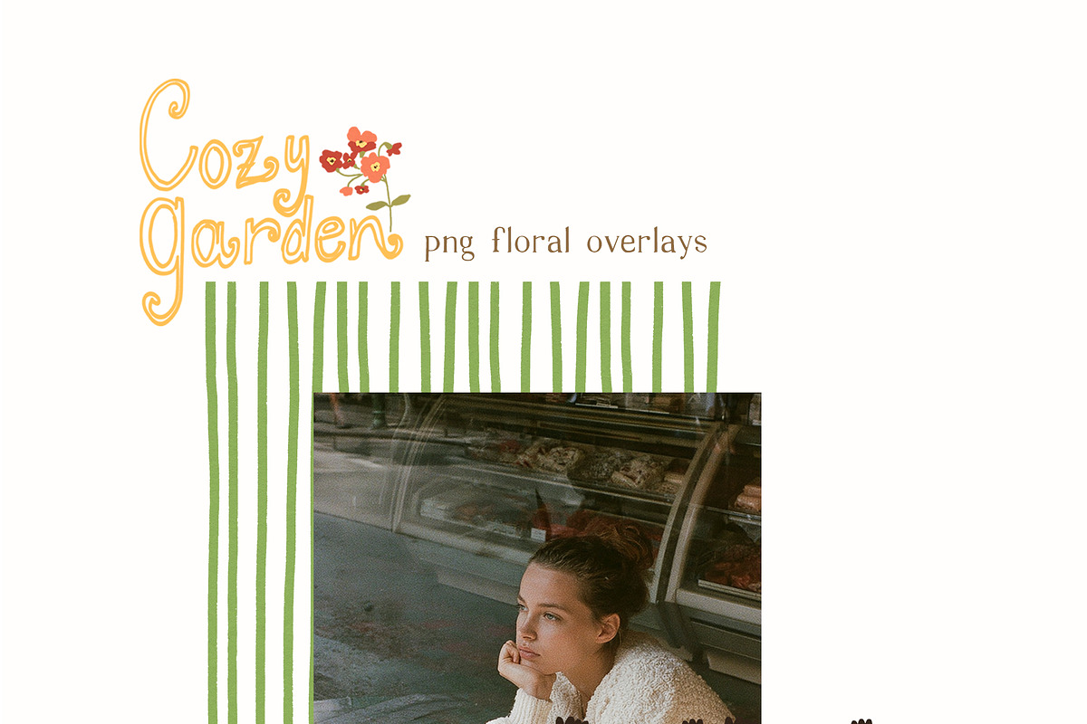 Fall Floral Backgrounds & Overlays, a Decorative Illustration by whiteheartdesign (Photo 13 of 19)