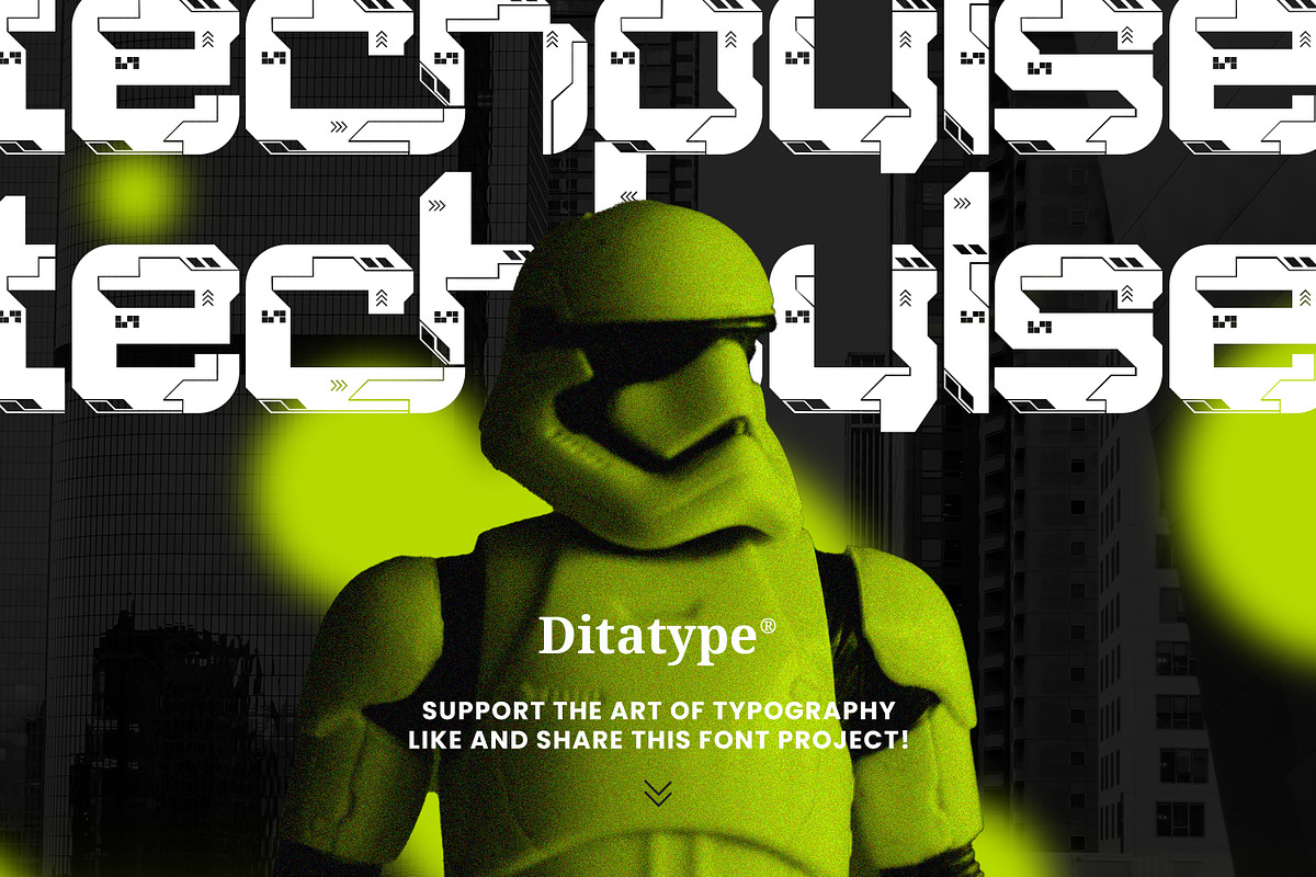Techpulse, a Symbol Font by Ditatype (Photo 22 of 22)
