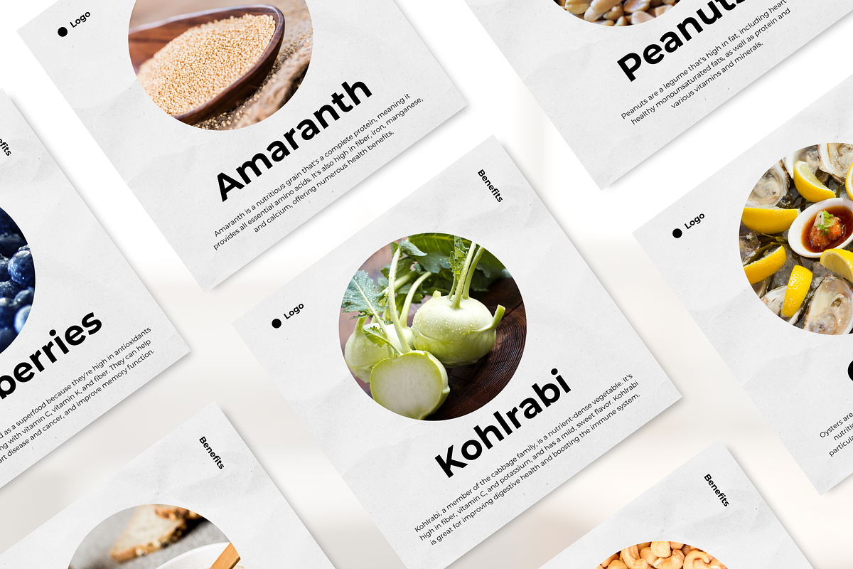 Food Nutrition Templates I Canva, a Social Media Template by The Social Stuff (Photo 7 of 12)