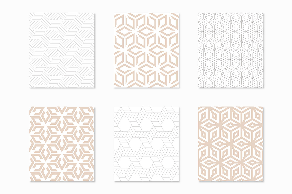 Rhythmic Seamless Patterns, a Pattern Graphic by Curly_Pat (Photo 6 of 6)