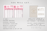 Excel Income & Expense Tracker, a Templates & Theme by BRANDcontent (Thumbnail 7 of 9)