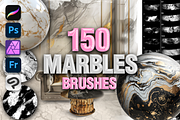 Marble Texture procreate brushes, a Brush Add-On by Revabrush (Thumbnail 1 of 9)