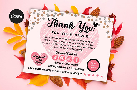 Thank You Card For Small Business #2