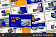 Cargo Shipping Powerpoint Templates, a Presentation Template by Fit-tee (Thumbnail 1 of 2)
