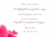 Greek Font Marilia, a Script Font by Greek fonts by nantia.co (Thumbnail 5 of 14)