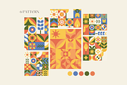 Geometric Summer Bloom Pattern, a Pattern Graphic by ItsReksita Pattern (Thumbnail 3 of 20)