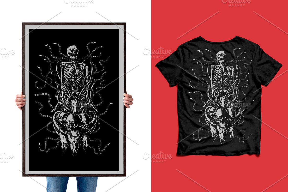 Cruel bondage | Dark art, an Illustration by Design by sebrodbrick (Photo 1 of 2)
